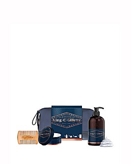 King C Gillette Washbag: Wash, Balm and Comb