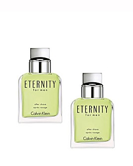 Calvin Klein Eternity Men Aftershave Splash 100ml - Buy One Get One Free