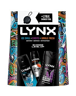 LYNX All Stars Trio & Shower Tool Gift Set