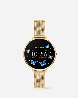 Reflex Active Series 03 Smart Watch - Mesh Gold