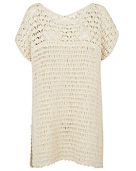 Monsoon Crochet Tunic Dress
