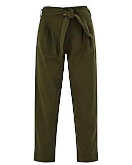 Monsoon Paper Bag Belted Cargo Trousers