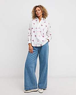 French Connection Chrla Rhodes Embroidered Top