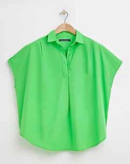 French Connection Rhodes Poplin Popover Shirt