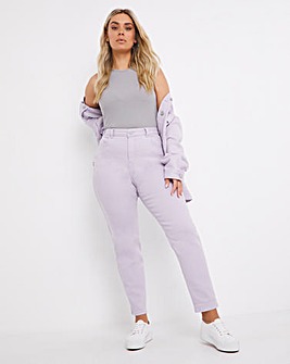 Lilac Demi Mom Jeans
