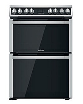 Hotpoint HDM67V8D2CX/UK Electric Double Cooker - Stainless Steel