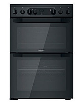 Hotpoint HDM67V9CMB/UK Electric Double Cooker - Black