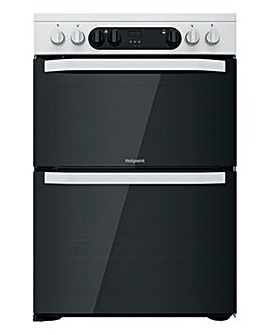 Hotpoint HDM67V9CMW/UK 60cm Electric Double Cooker + Installation