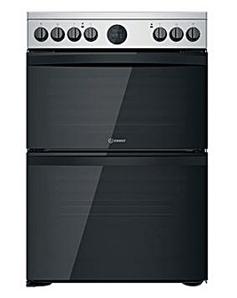 Indesit ID67V9HCX/UK 60cm Electric Double Cooker + INSTALLATION