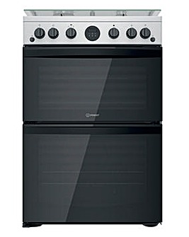Indesit ID67G0MCX/UK 60cm Gas Double Cooker + INSTALLATION