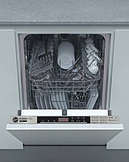 HDIH 2T1047-80 45cm SlimLine Dishwasher, 10 ps, Black + Install