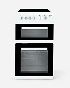 Beko KDVC563AW Electric Cooker with Ceramic Hob - White