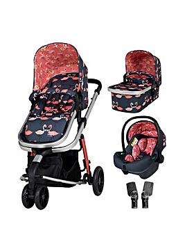 Cosatto Giggle 3 in 1 i-Size Bundle - Pretty Flamingo