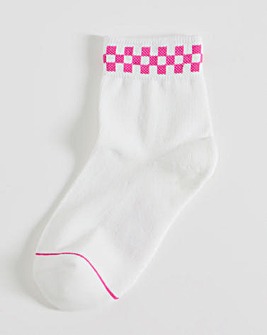 Vans Check Half Crew Socks