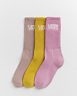 Vans 3 Pack Classic Crew Socks