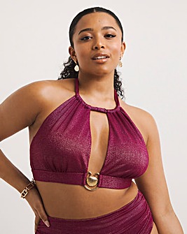 Figleaves Curve Cancun High Neck Bikini Top