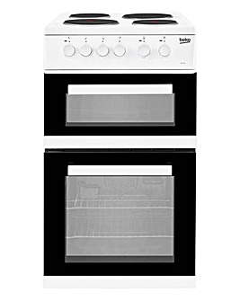 Beko KD533AW Double Cavity Electric Cooker - White