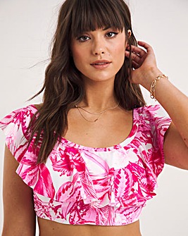 Figleaves Fiji Ruffle Detail Bikini Top