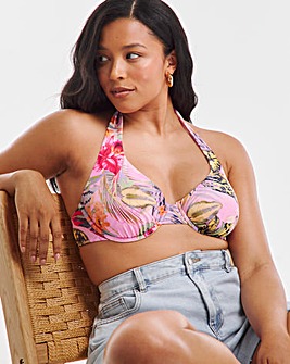 Figleaves Fiji Underwired Halterneck Bikini Top