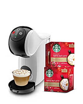 Nescafe Dolce Gusto Genio S with Starbucks Toffee Nut Bundle