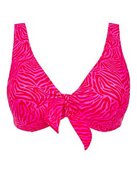 Mix And Match Non Wired Reversible High Apex Bikini Top