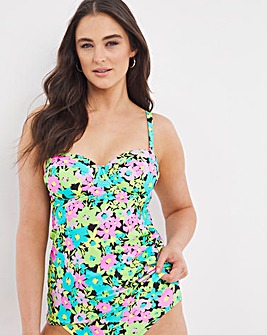 Mix And Match Underwired Bandeau Tankini Top