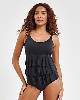 MAGISCULPT Illusion Ruffle Tummy Control Swimsuit