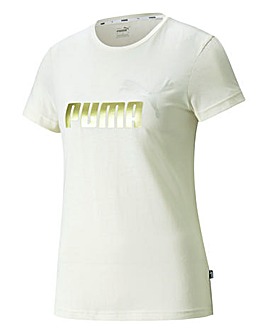 Puma Essential Metallic Logo T-Shirt
