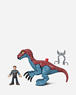 Imaginext Jurassic World Dominion Therizinosaurus and Owen Figures
