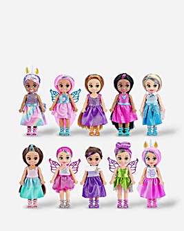 ZURU Sparkle Girlz Little Fantasy Friends Pack of 10 Dolls
