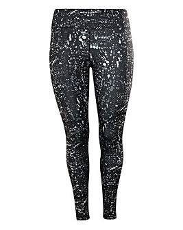Reebok WOR All Over Print Tight Plus Size