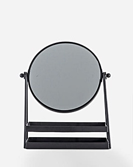 Martigues Black Vanity Mirror with Tray