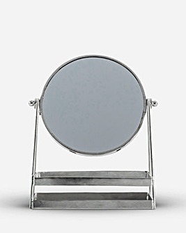 Martigues Silver Vanity Mirror with Tray