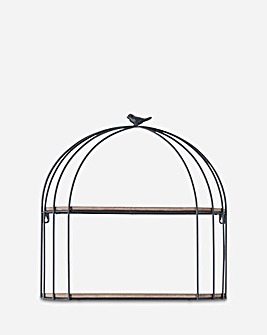 Bird Cage Wall Shelf