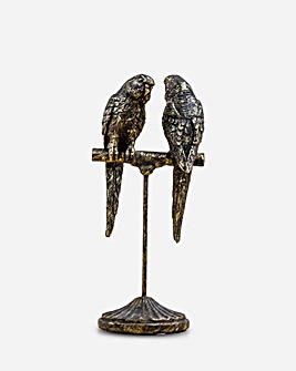 Antique Gold Stand with Parrots