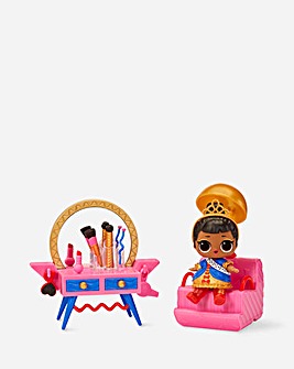 LOL Surprise Furniture Playset with Doll - Her Majesty + Beauty Booth