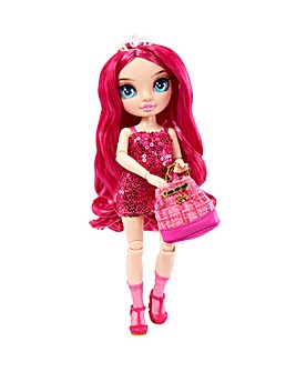 Rainbow High Jr High Stella Monroe- 9in Fuchsia Pink Fashion Doll with Doll Accs