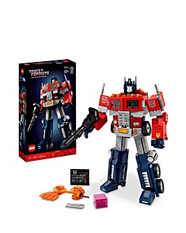 LEGO Icons Optimus Prime, Transformers Robot Model Set 10302