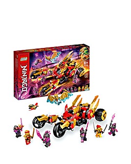 LEGO NINJAGO Kai's Golden Dragon Raider Car Toy Set 71773