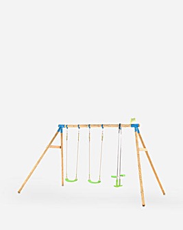 TP Woburn Wooden Triple Swing Set