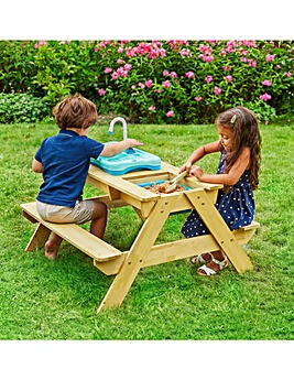 TP Picnic Bench with Pump & Play Working Tap