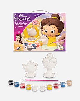 Disney Princess Twin Pack Paint Your Own Belle & Mrs Potts