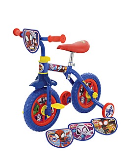 Spidey and his Amazing Friends Switch It Multi Character 2 in1 Training Bike