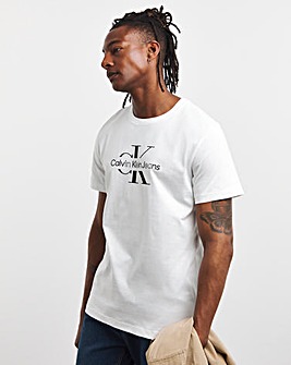 Calvin Klein Jeans Classic Mono Logo T-Shirt White