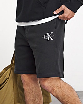 Calvin Klein Jeans Mono Logo Sweatshort Black