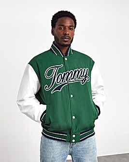 Tommy Jeans Green Varsity Jacket