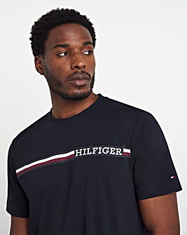 Tommy Hilfiger Monotype Navy T-Shirt