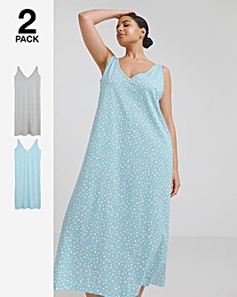 Pretty Secrets Value 2 Pack Sleeveless Nighties