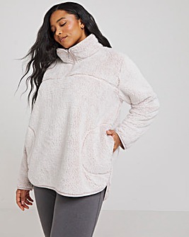 Pretty Secrets Fleece Funnel Neck Snuggle Top