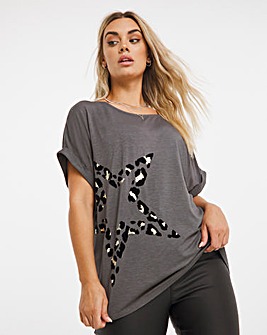 Star Charcoal Top